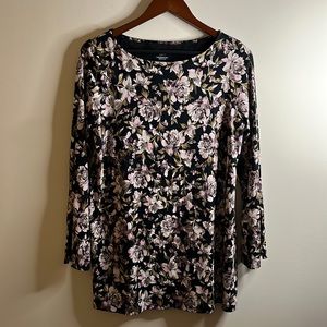 J.Jill Luxe Supima Split Sleeve Tunic